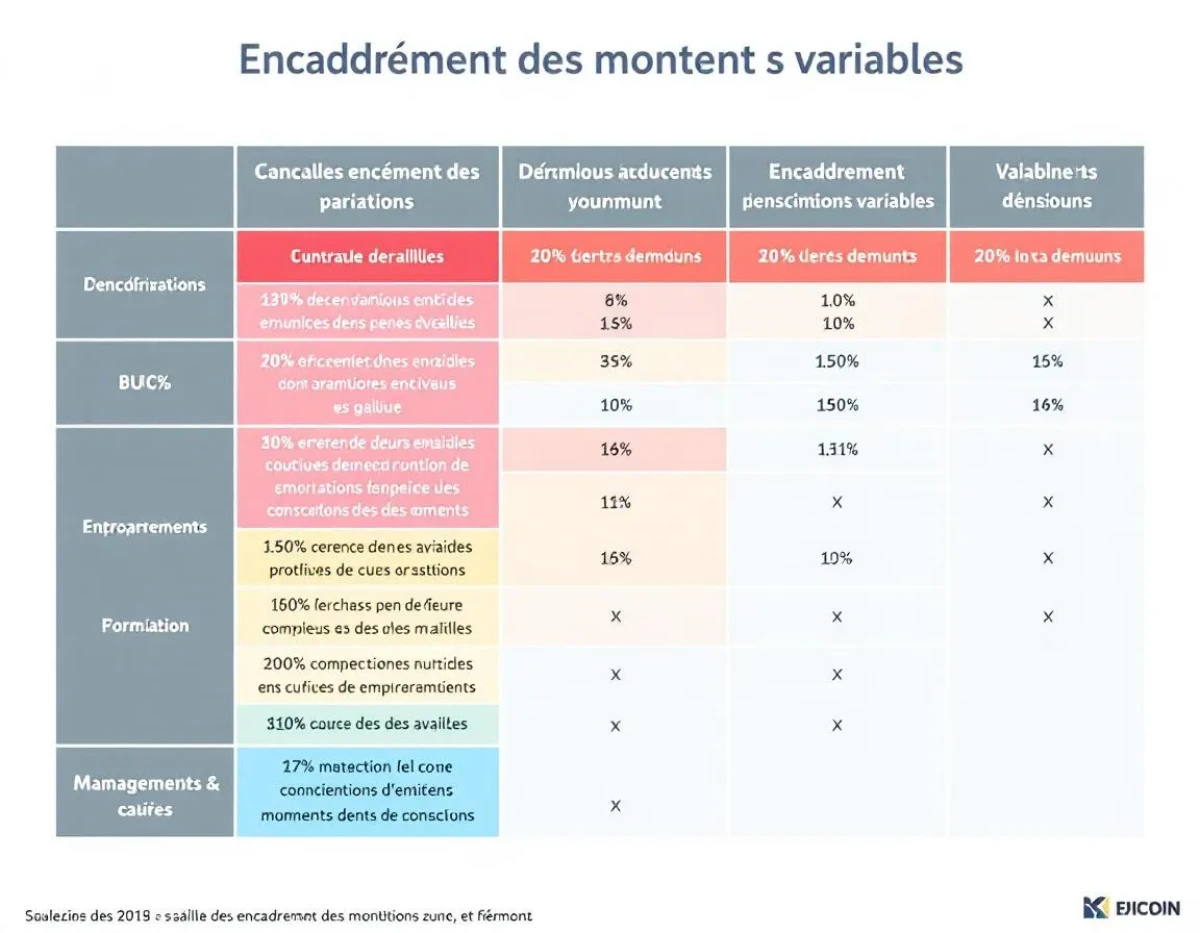 Bulletin de salaire : encadrement des mentions variables